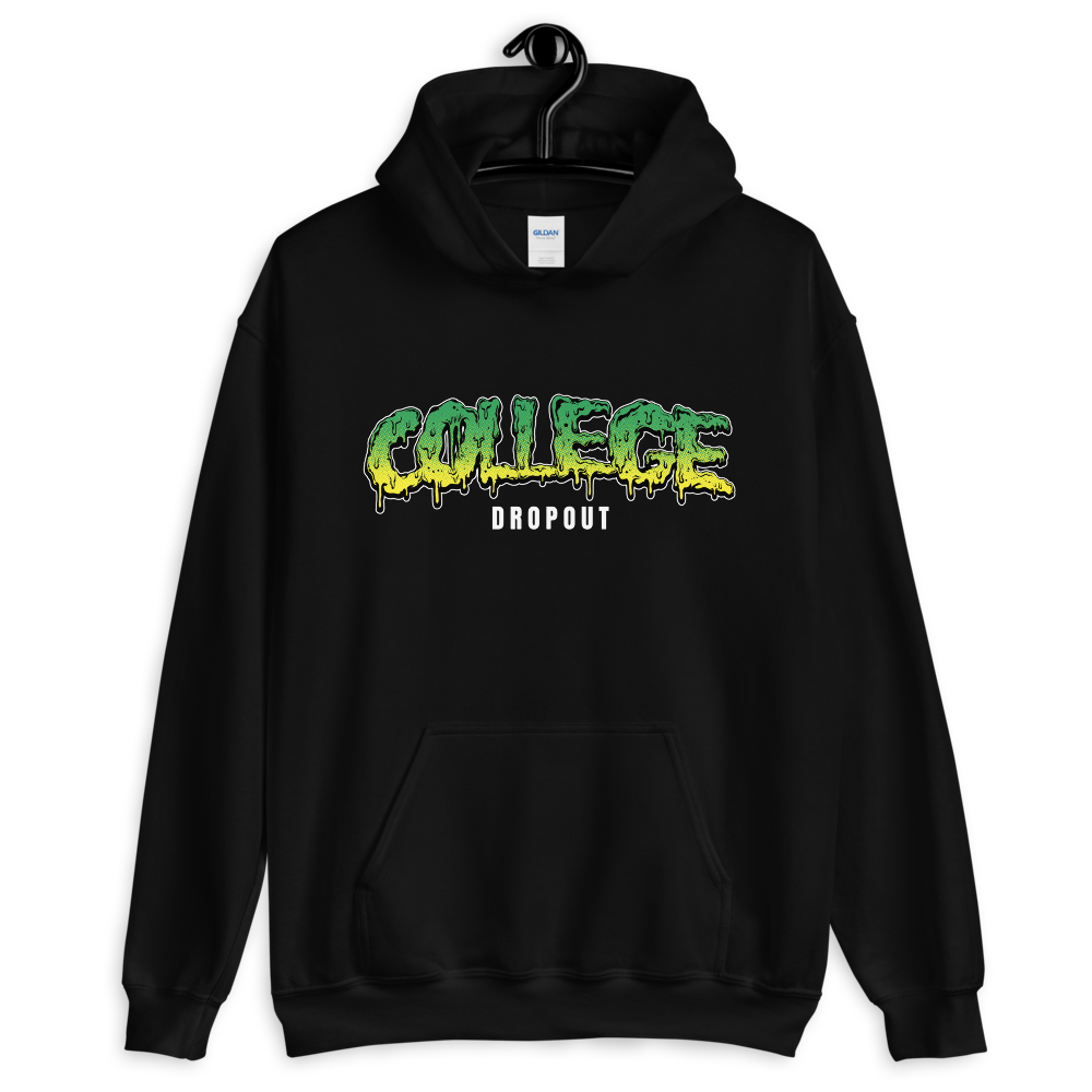 Women's Dropout Slime Hoodie (White logo)