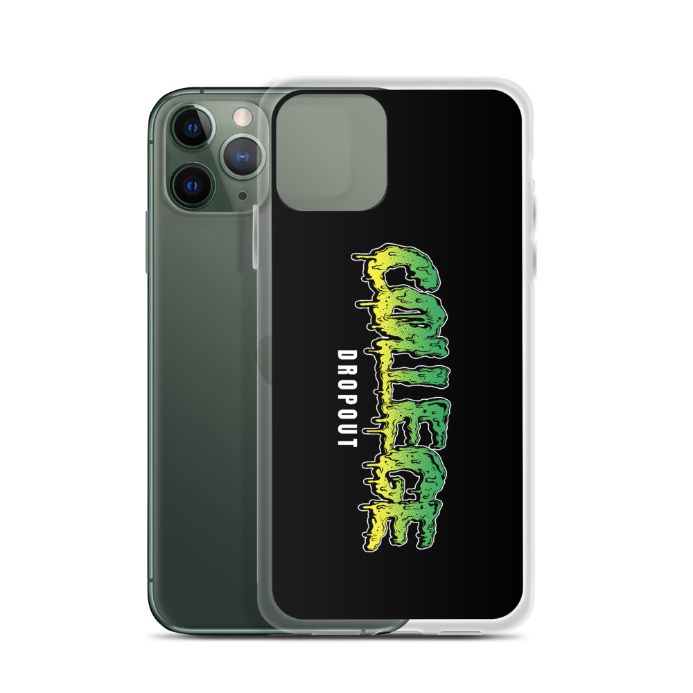 iPhone Slime Case - (Black) - College Dropout Supply