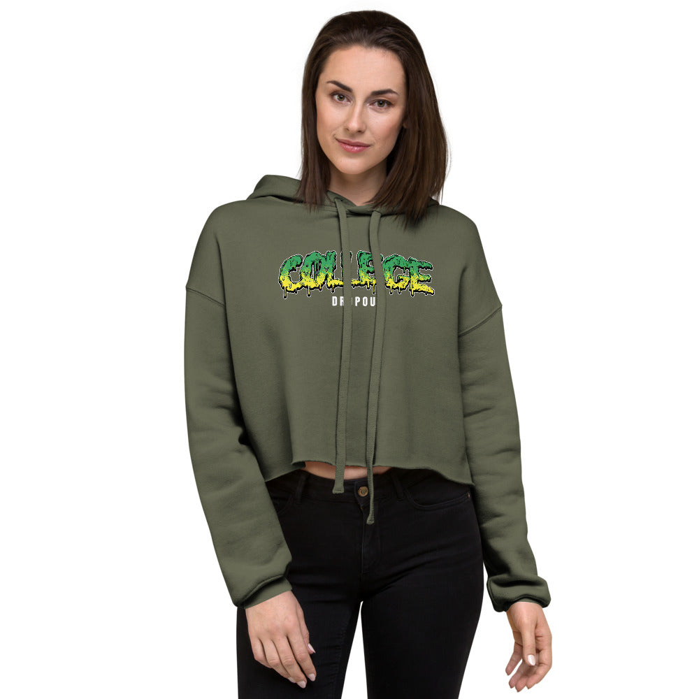 Women&#39;s Slime Crop Hoodie