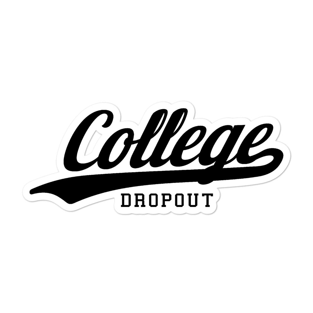 Dropout Sticker